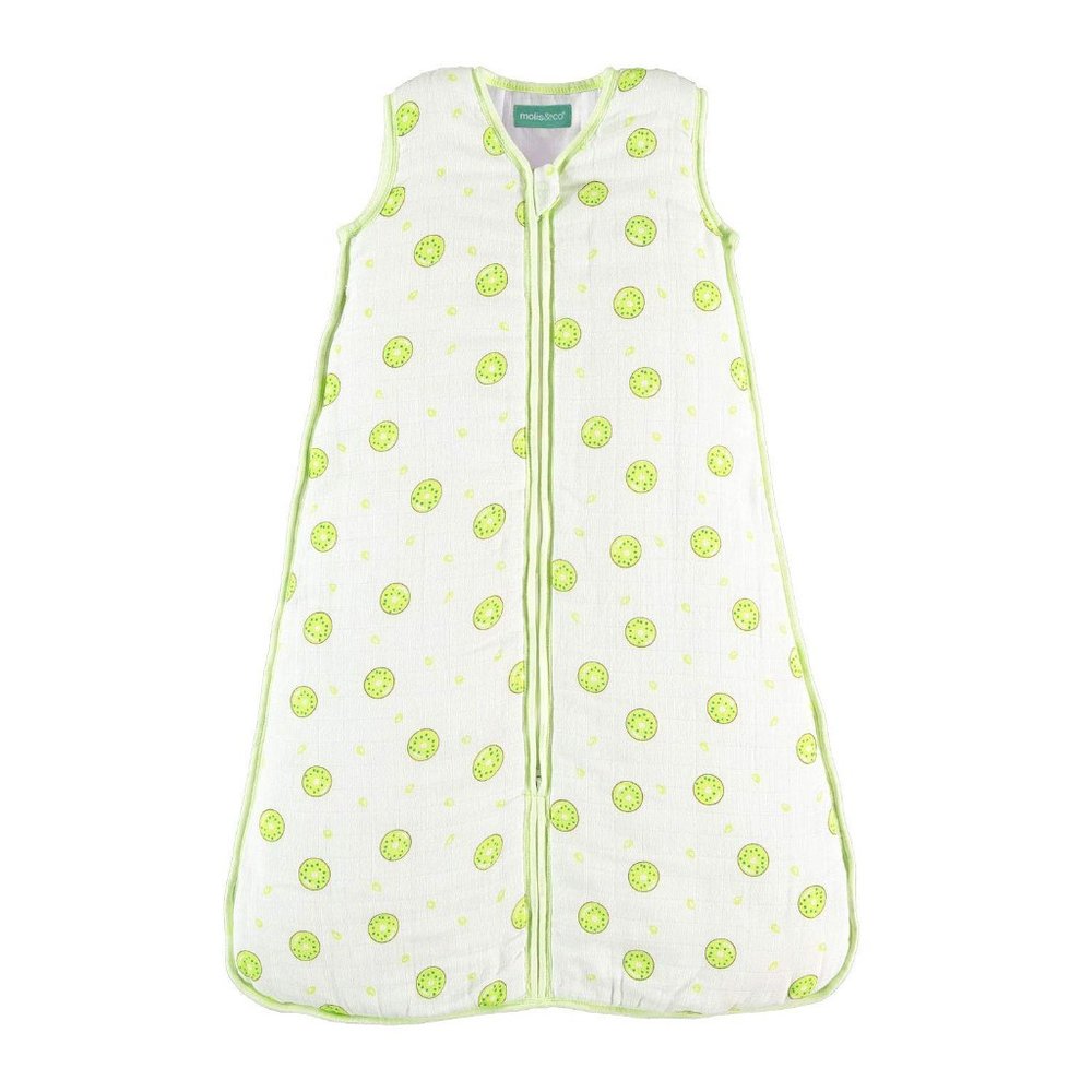 Molis & Co. Premium Muslin Sleeping Bag for Baby, Wearable Blanket Sac Kiwi
